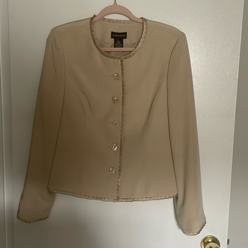Sutton Studio Silk Evening Jacket